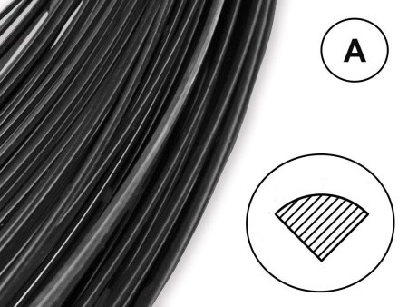 Сварочный пруток ПП черный (профиль А) Сварочный пруток ПП черный (профиль А)